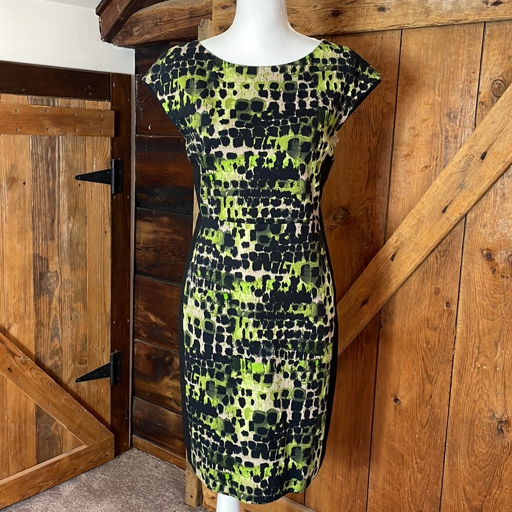 Max Mara Leopard Print Jersey Dress size 42/ US 8
